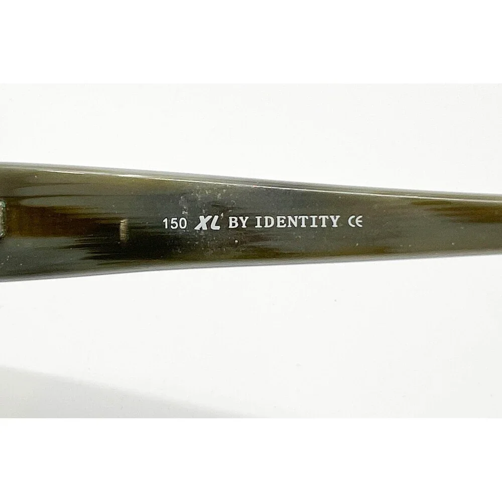 XL BY IDENTITY Eyeglasses Mens Black Rectangle PBX8501 502 57-19-150